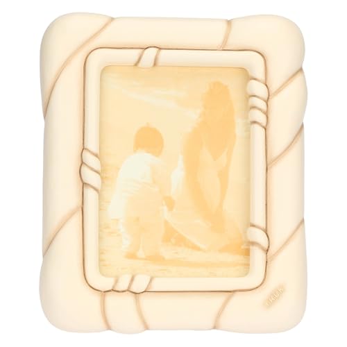 THUN - Twist-Bilderrahmen, groß - Keramik, Glas, Einsatz aus Kiefernholz - Kollektion Frühlingsgarten - 20 x 2,9 x 25,4 cm von THUN