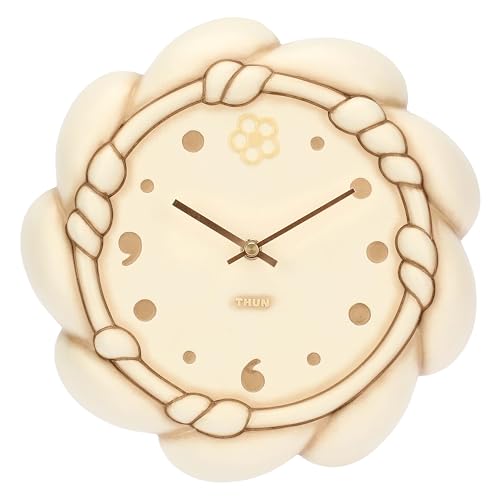 THUN - Twist Wanduhr - Keramik, Kunststoff - Kollektion Frühlingsgarten - 25,8 x 25,4 x 5,5 cm von THUN