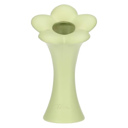 THUN - Vase mit 1 Blume, mittelgroß - Keramik - Kollektion Bomboniera - 11 x 11 x 20 cm von THUN