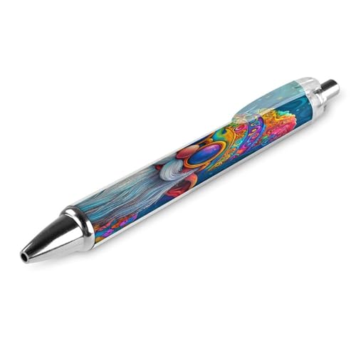 THisdownd Bunte Kugelschreiber, einziehbar, 0,5 mm, glattes Schreiben, schwarze Tinte, Kugelschreiber, Notizen, Zubehör für Büro, 1 Stück THisdownd Bunte Kugelschreiber, einziehbar, 0,5 mm, glattes Schreiben, schwarze Tinte, Kugelschreiber, Notizen, Zubehör für Büro, 1 Stück von THisdownd