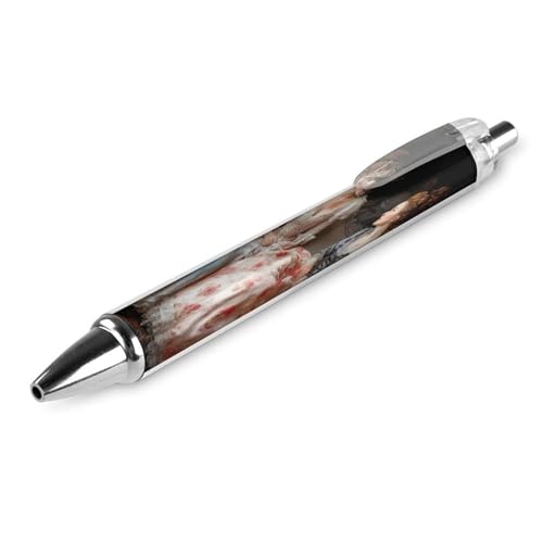 THisdownd Gossip Damen-Kugelschreiber, einziehbar, 0,5 mm, glattes Schreiben, schwarze Tinte, Kugelschreiber, Notizen, Zubehör für Büro, 1 Stück THisdownd Gossip Damen-Kugelschreiber, einziehbar, 0,5 mm, glattes Schreiben, schwarze Tinte, Kugelschreiber, Notizen, Zubehör für Büro, 1 Stück von THisdownd