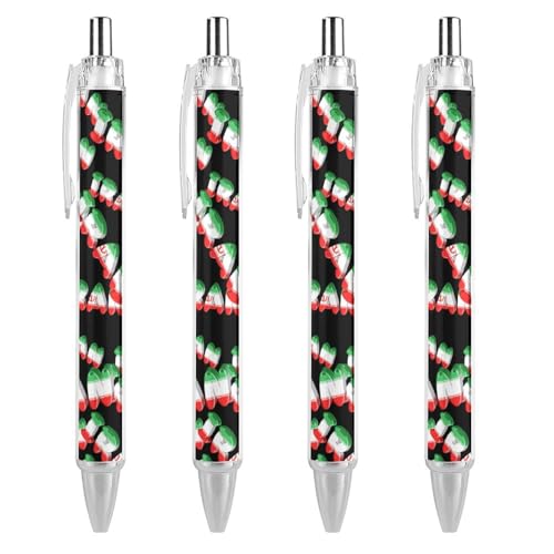 THisdownd Iran Kugelschreiber, einziehbar, 0,5 mm, glattes Schreiben, schwarze Tinte, Schreibzubehör, für Büro, 4 Stück THisdownd Iran Kugelschreiber, einziehbar, 0,5 mm, glattes Schreiben, schwarze Tinte, Schreibzubehör, für Büro, 4 Stück von THisdownd