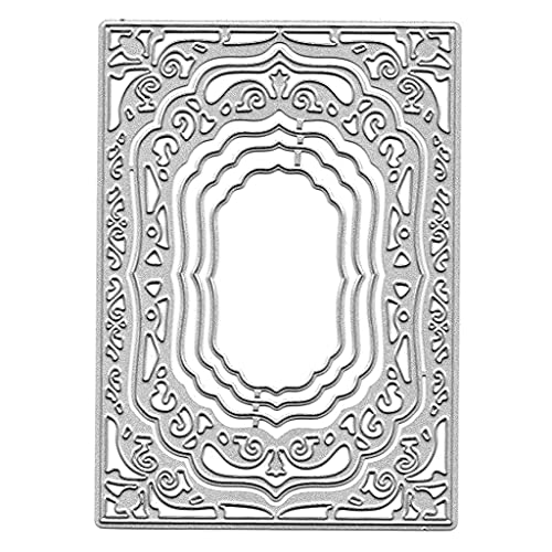 TIAN-K Rahmen Hintergrund Metall Stanzformen Schablone DIY Scrapbooking Album Papier Karte Vorlage Form Prägung Dekoration von TIAN-K