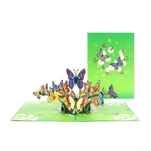 A Memorable Way to Send Wishes Einzigartiges Design der 3D-Auswurf-Grußkarte jetzt erhältlich (Schmetterling C) von TIANHENGMart