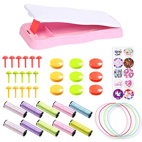 1 Set von Mädchen Armbandherstellungswerkzeugen, DIY Freundschaftsarmband Handwerk Herstellung, Multifunktionale Kinder Schmuckherstellung Spielzeug, Verwendet als Geburtstags und Weihnachtsgeschenke 1 Set von Mädchen Armbandherstellungswerkzeugen, DIY Freundschaftsarmband Handwerk Herstellung, Multifunktionale Kinder Schmuckherstellung Spielzeug, Verwendet als Geburtstags und Weihnachtsgeschenke von TIANNAIT