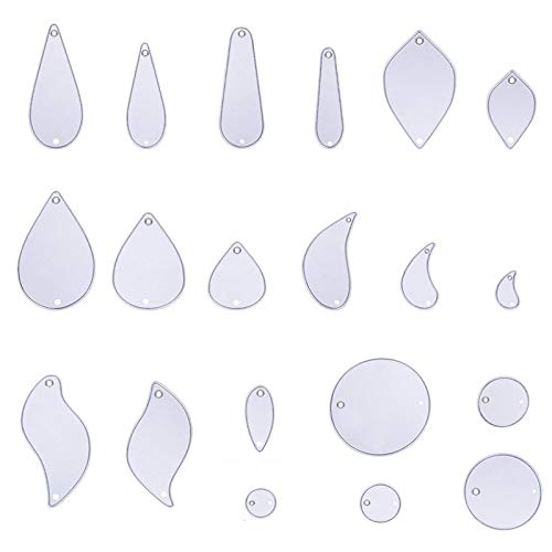 TIANQUXNGI 20 Stück/Set Ohrringe Metall Stanzformen Schablone Scrapbooking Album Stempel Papier Karte Prägung Dekoration von TIANQUXNGI