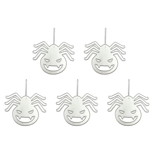 TIANQUXNGI 5 x Geister-Stanzformen, Prägungen, Halloween, Metall-Stanzform für Scrapbooking, Kartendekoration von TIANQUXNGI