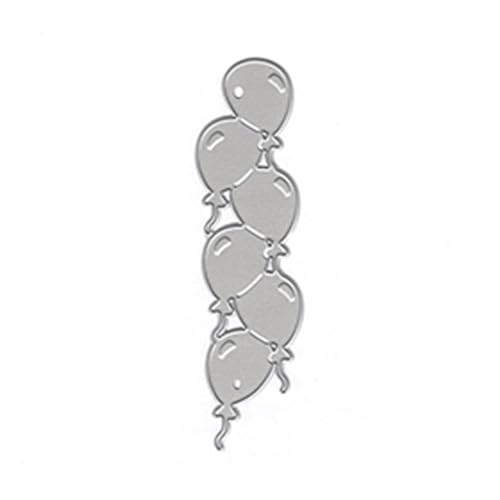 TIANQUXNGI Ballon-Metall-Stanzformen, Bastelarbeiten, Karbonstahl, Prägeschablone, Schablone, Scrapbooking, für Karten, Dekoration, von TIANQUXNGI