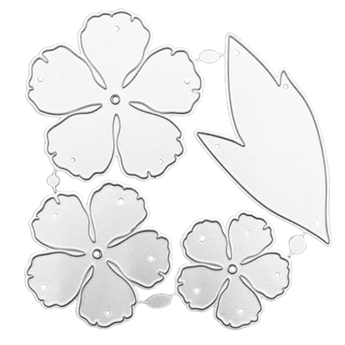 TIANQUXNGI Blumen- und Blätter-Stanzformen, Prägeschablonen für Kartenherstellung, Papier, Scrapbooking, Album von TIANQUXNGI