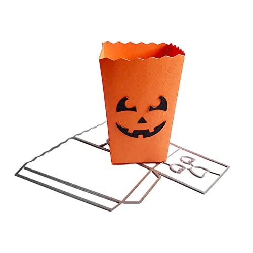 TIANQUXNGI Halloween-Box-Stanzformen, handgefertigt, Scrapbooking, Prägezubehör für Kinder, Mädchen, Jungen von TIANQUXNGI