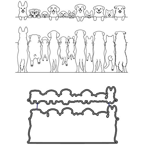 TIANQUXNGI Metall-Stanzform in Hundeform, Prägewerkzeug für Geburtstagskarten, Einladungen, Scrapbooking, Kunst TIANQUXNGI Metall-Stanzform in Hundeform, Prägewerkzeug für Geburtstagskarten, Einladungen, Scrapbooking, Kunst von TIANQUXNGI