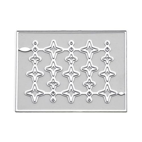 TIANQUXNGI Metall-Stanzform mit Herz-Motiv, Stern-Blume, Stanzformen für Scrapbooking, Karten, Fotopräge, Papierdekorationen von TIANQUXNGI