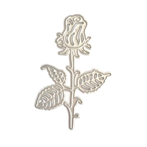 TIANQUXNGI Metall-Stanzformen, Rosen-Motiv, handgefertigt, Scrapbooking, Prägezubehör für Kinder, Mädchen, Jungen, handgefertigt, 1 Set von TIANQUXNGI