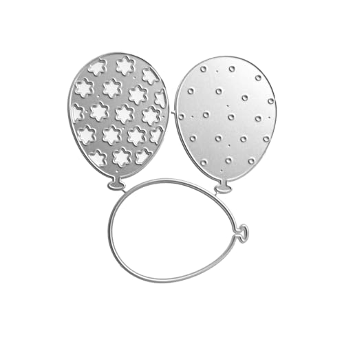 TIANQUXNGI Metall-Stanzschablone mit Luftballon-Vogelmotiv, Karbonstahl, Prägeschablone, Scrapbooking, für Karten-Stanzform von TIANQUXNGI