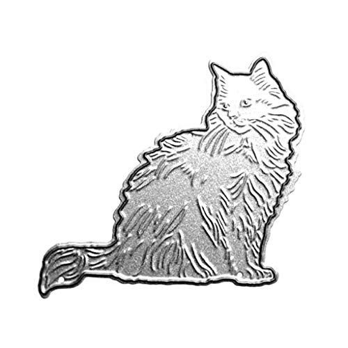 TIANQUXNGI Stanzform für Katzen, Cartoon-Motiv, Prägung, Skript, Scrapbooking, Kartenherstellung, Papierkunst von TIANQUXNGI