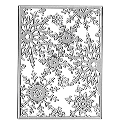 TIANQUXNGI Weihnachts-Schneeflocken-Stanzformen, Scrapbooking, Album, Papierkarten, Stempel, Dekoration, Werkzeug für Kinder von TIANQUXNGI