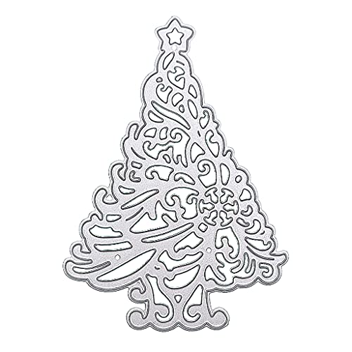 TIANQUXNGI for Creative Christmas Tree Star Karbonstahl Stanzformen für Scrapbooking, Fotoalbum, Prägeschablone von TIANQUXNGI