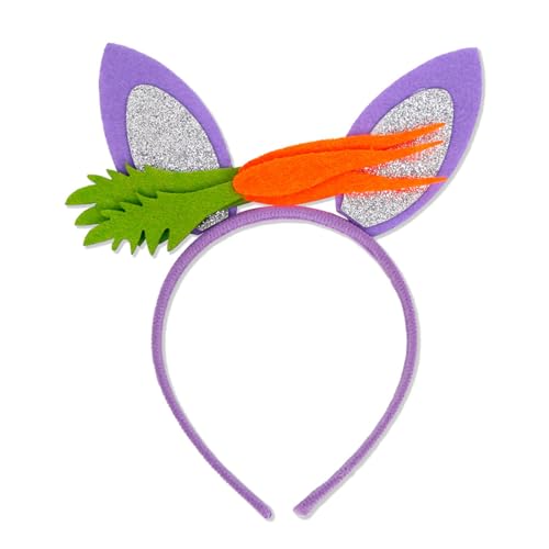 TIAOWU Schleife Huhn Stirnband Ostern Stirnband Hasen Ohren Haarbänder Ostern Tag Stirnband Haarschmuck Teil Dekorationen Hasen Ohren Stirnband von TIAOWU