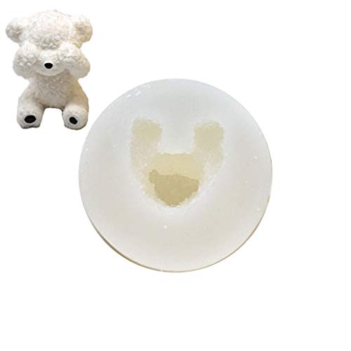 TIAOWU Silikonformen Gießformen,Niedliche 3D Bär Silikonform für Seife Fondant Kuchen Dekoration Werkzeuge Sugarcraft Backen, 5,5x4,5cm, Wie gezeigt TIAOWU Silikonformen Gießformen,Niedliche 3D Bär Silikonform für Seife Fondant Kuchen Dekoration Werkzeuge Sugarcraft Backen, 5,5x4,5cm, Wie gezeigt von TIAOWU