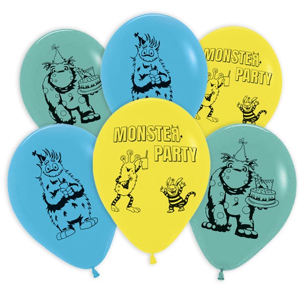 Monster Luftballons im 7er Pack, Ø 30cm von TIB Heyne & Co. GmbH