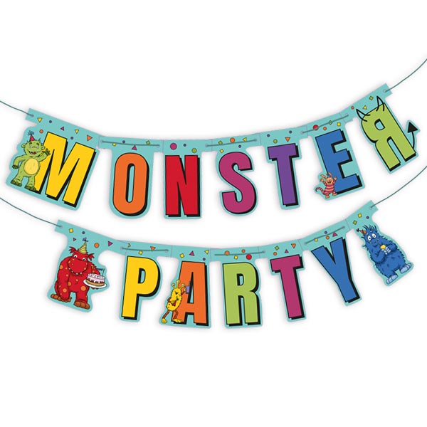 Monsterparty Buchstabenkette, Pappe, 1,22m Monsterparty Buchstabenkette, Pappe, 1,22m von TIB Heyne & Co. GmbH