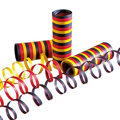 54 Luftschlangen * DEUTSCHLAND * // schwer entflammbar // 3 Rollen a 18 Schlangen Mottoparty Party Geburtstag Feier Fete 3 Rollen Deko Motto Germany BRD Schwarz rot gold gelb WM Weltmeisterschaft 2014 54 Luftschlangen * DEUTSCHLAND * // schwer entflammbar // 3 Rollen a 18 Schlangen Mottoparty Party Geburtstag Feier Fete 3 Rollen Deko Motto Germany BRD Schwarz rot gold gelb WM Weltmeisterschaft 2014 von Tib Heyne