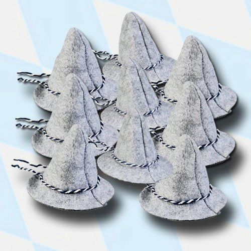 9 Mini-Sepplhüte 9 Mini-Sepplhüte von TIB Heyne