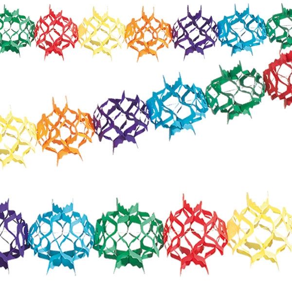 Faschingsgirlande 3D, 6m lang, d=14cm, sehr dekorativ und farbenfroh Faschingsgirlande 3D, 6m lang, d=14cm, sehr dekorativ und farbenfroh von TIB Heyne