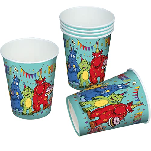 TIB Heyne 8 Becher * LUSTIGE Monster * für Kindergeburtstag und Mottoparty | Kinder Geburtstag Party Partybecher Pappbecher TIB Heyne 8 Becher * LUSTIGE Monster * für Kindergeburtstag und Mottoparty | Kinder Geburtstag Party Partybecher Pappbecher von TIB Heyne