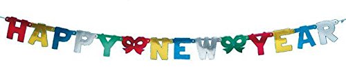 TIB Heyne Buchstaben-Girlande Happy New Year bunt, 156 cm TIB Heyne Buchstaben-Girlande Happy New Year bunt, 156 cm von TIB Heyne