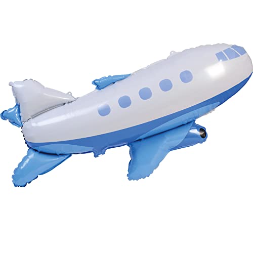 XL Folienballon * FLUGZEUG * als Deko für Kindergeburtstag und Planes-Party | 92x48cm | für Luft und Helium | Flieger Kinder Geburtstag Ballon Dekoration Folienballons XL Folienballon * FLUGZEUG * als Deko für Kindergeburtstag und Planes-Party | 92x48cm | für Luft und Helium | Flieger Kinder Geburtstag Ballon Dekoration Folienballons von TIB Heyne