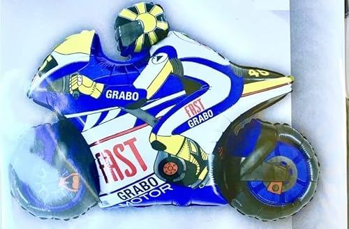 XL Folienballon * MOTORRAD * als Deko für Kindergeburtstag und Biker-Party | 76cm | für Luft und Helium | Bike Kinder Geburtstag Ballon Dekoration Folienballons XL Folienballon * MOTORRAD * als Deko für Kindergeburtstag und Biker-Party | 76cm | für Luft und Helium | Bike Kinder Geburtstag Ballon Dekoration Folienballons von TIB Heyne