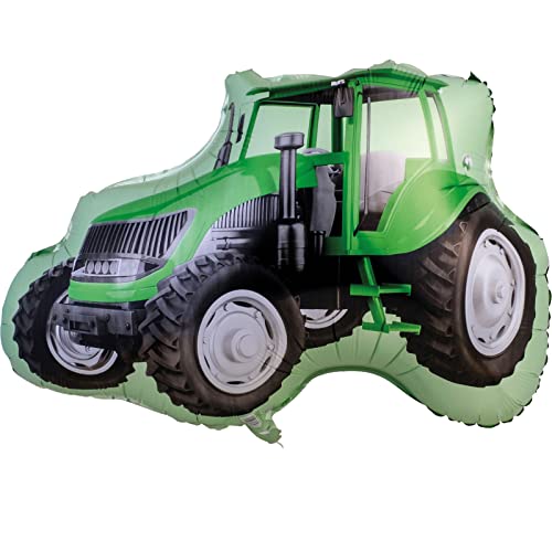 XL Folienballon * TRAKTOR * als Deko für Kindergeburtstag und Bauernhof-Party | 73x50cm | für Luft und Helium | Farm Trecker Kinder Geburtstag Ballon Dekoration Folienballons XL Folienballon * TRAKTOR * als Deko für Kindergeburtstag und Bauernhof-Party | 73x50cm | für Luft und Helium | Farm Trecker Kinder Geburtstag Ballon Dekoration Folienballons von TIB Heyne
