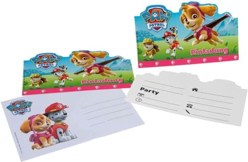 Paw Patrol TIB Heyne Einladungskarten Sky 6 Stück von TIB