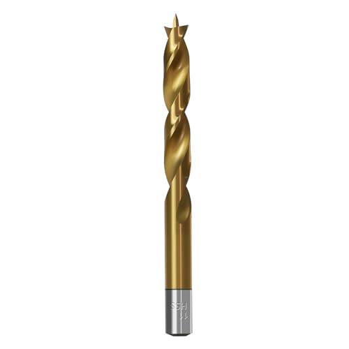 Brad Point Holzbohrer für Holzbearbeitung, 11 mm Durchmesser, Schnellarbeitsstahl, metrische Brad Point-Bohrer mit Doppelrillen-Design für weiche und harte Hölzer, MDF, Acryl von TIBOO DAY
