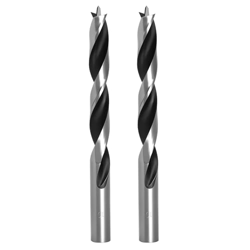Brad Point Holzbohrer für Holzbearbeitung, 13 mm Durchmesser, Brad Point Drill, Kohlenstoffstahl, metrische Brad Point Bohrer mit Doppelrillen-Design für weiche und harte Hölzer, MDF-Acryl, 2 Stück Brad Point Holzbohrer für Holzbearbeitung, 13 mm Durchmesser, Brad Point Drill, Kohlenstoffstahl, metrische Brad Point Bohrer mit Doppelrillen-Design für weiche und harte Hölzer, MDF-Acryl, 2 Stück von TIBOO DAY