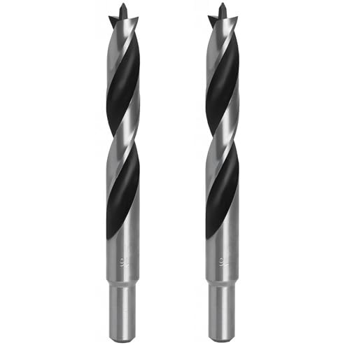 Brad Point Holzbohrer für Holzbearbeitung, 14 mm Durchmesser, Brad Point Drill, Kohlenstoffstahl, metrische Brad Point Bohrer mit Doppelrillen-Design für weiche und harte Hölzer, MDF-Acryl, 2 Stück Brad Point Holzbohrer für Holzbearbeitung, 14 mm Durchmesser, Brad Point Drill, Kohlenstoffstahl, metrische Brad Point Bohrer mit Doppelrillen-Design für weiche und harte Hölzer, MDF-Acryl, 2 Stück von TIBOO DAY