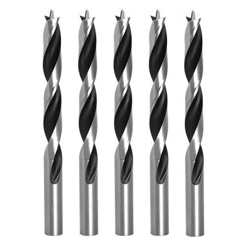 Brad Point Holzbohrer für Holzbearbeitung, 7 mm Durchmesser, Brad Point Bohrer, Karbonstahl, metrische Zopfspitzenbohrer mit Doppelrillen-Design für weiche und harte Hölzer, MDF-Acryl, 5 Stück Brad Point Holzbohrer für Holzbearbeitung, 7 mm Durchmesser, Brad Point Bohrer, Karbonstahl, metrische Zopfspitzenbohrer mit Doppelrillen-Design für weiche und harte Hölzer, MDF-Acryl, 5 Stück von TIBOO DAY