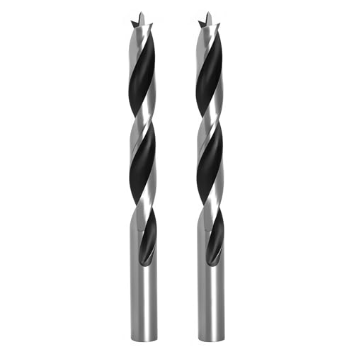 Brad Point Holzbohrer für Holzbearbeitung, 8,5 mm Durchmesser, Brad Point Drill, Kohlenstoffstahl, metrische Brad Point Bohrer mit Doppelrillen-Design für weiche und harte Hölzer, MDF, Acryl, 2 Stück Brad Point Holzbohrer für Holzbearbeitung, 8,5 mm Durchmesser, Brad Point Drill, Kohlenstoffstahl, metrische Brad Point Bohrer mit Doppelrillen-Design für weiche und harte Hölzer, MDF, Acryl, 2 Stück von TIBOO DAY