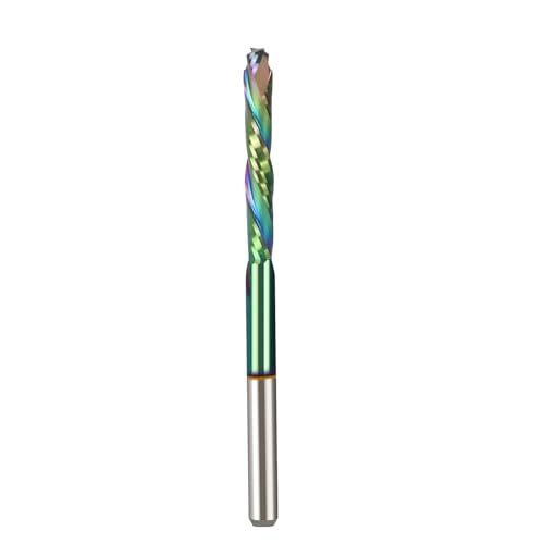 Kompressionsschnitt-Spiralfräser-Bits, 1/8-Zoll-Schaft, CNC-Fräser-Bits, 22 mm Schnittlänge mit Nano-Multicolor-Beschichtung, Vollhartmetall-Wolframstahl, CNC-Schaftfräser, 7,6 cm OVL für Kompressionsschnitt-Spiralfräser-Bits, 1/8-Zoll-Schaft, CNC-Fräser-Bits, 22 mm Schnittlänge mit Nano-Multicolor-Beschichtung, Vollhartmetall-Wolframstahl, CNC-Schaftfräser, 7,6 cm OVL für von TIBOO DAY