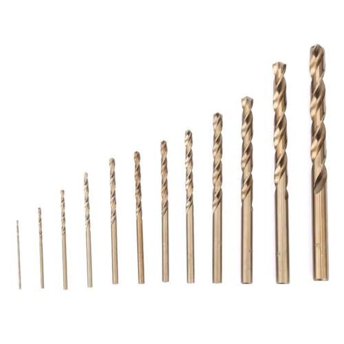 M35 HSS Cobalt Bohrer Set, Spiralbohrer Set,74 teiliges M35 Kobalt Bohrerset HSS CO SpiralbohrerKombinationswerkzeuge für Holz, Metall, Kunststoff, Aluminium, Hartplastik, Edelstahl(1,0–8,0 mm) von TICFOX
