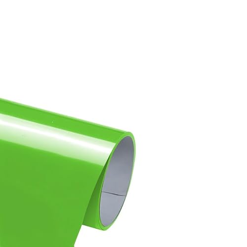 Plotterfolie Textil, Flexfolie Plotter Textil, 12"x6ft PU Wärmeübertragungsvinylrolle Wärmepressvinyl für DIY-Kleidung, T-Shirts, Stofftaschen (grün) von TICFOX