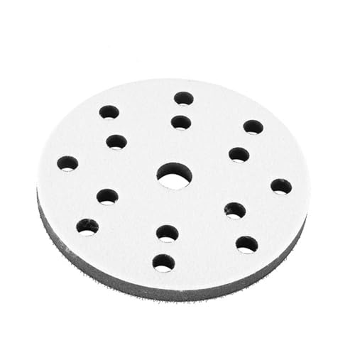 TICFOX 150mm Durchmesser Weich Puffer Schwamm Interface Kissen Auflage für Schleif Pads (6 Zoll 15 Löcher) von TICFOX