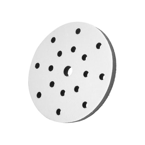 TICFOX 150mm Durchmesser Weich Puffer Schwamm Interface Kissen Auflage für Schleif Pads (6 Zoll 17 Löcher) von TICFOX
