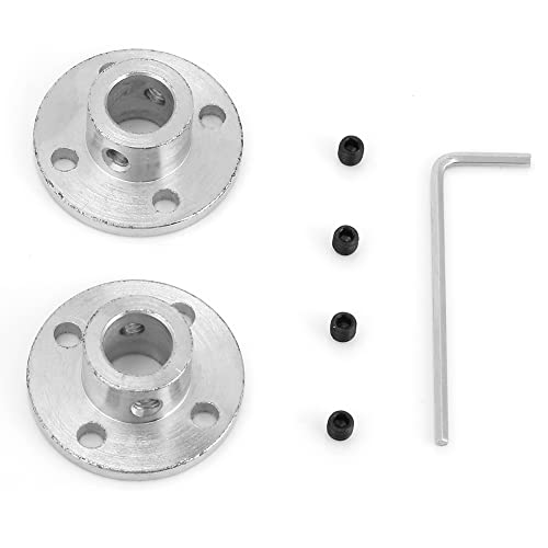 TICFOX 2 Stück M4 Starre Flanschkupplung, Motorwellenkupplung, Steckverbinder, ID 10 Mm, Außendurchmesser 16 Mm TICFOX 2 Stück M4 Starre Flanschkupplung, Motorwellenkupplung, Steckverbinder, ID 10 Mm, Außendurchmesser 16 Mm von TICFOX