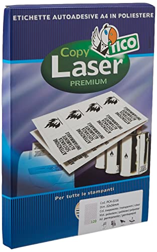 TICO 947884 Kasten 100 Blatt Etikette, transparent TICO 947884 Kasten 100 Blatt Etikette, transparent von TICO
