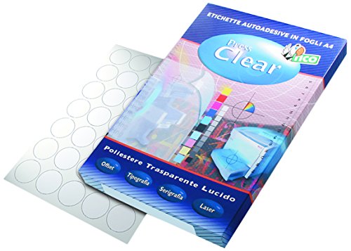 Tico Italia PC4-4525 Etiketten, rechteckig, 100 FF, 45 x 25 mm, transparent Tico Italia PC4-4525 Etiketten, rechteckig, 100 FF, 45 x 25 mm, transparent von TICO