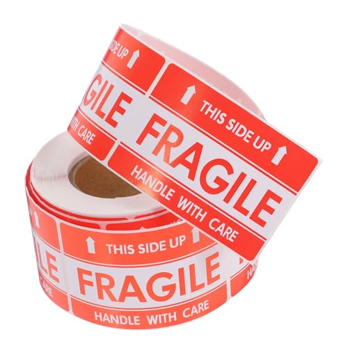 1 Rolle Fragile Warnaufkleber Selbstklebende Verpackungsetiketten für Sicheren Versand für Zerbrechliche Produkte Hohe Sichtbarkeit und Zuverlässige Handhabung 1 Rolle Fragile Warnaufkleber Selbstklebende Verpackungsetiketten für Sicheren Versand für Zerbrechliche Produkte Hohe Sichtbarkeit und Zuverlässige Handhabung von TIDTALEO