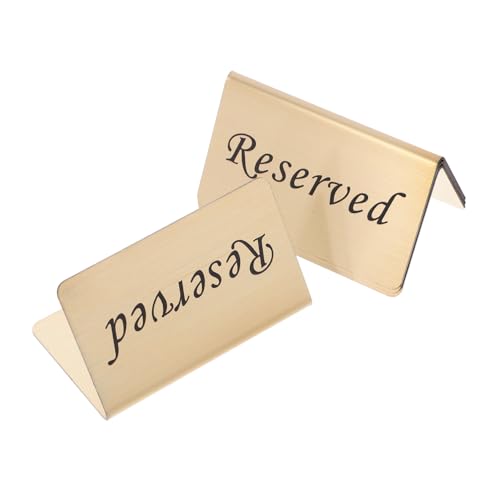 4 Stück Tischschilder Reserviert Style Hochzeit Tischreservierungsschild für Events Restaurants und Feiern Langlebig und Wiederverwendbar 4 Stück Tischschilder Reserviert Style Hochzeit Tischreservierungsschild für Events Restaurants und Feiern Langlebig und Wiederverwendbar von TIDTALEO