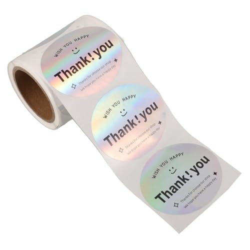 TIDTALEO 1 Rolle Aufkleber Selbstklebende Etiketten für Geschenkverpackungen Dekoration Backwaren Dekorative Verpackungsaufkleber Glänzender Ly Material TIDTALEO 1 Rolle Aufkleber Selbstklebende Etiketten für Geschenkverpackungen Dekoration Backwaren Dekorative Verpackungsaufkleber Glänzender Ly Material von TIDTALEO
